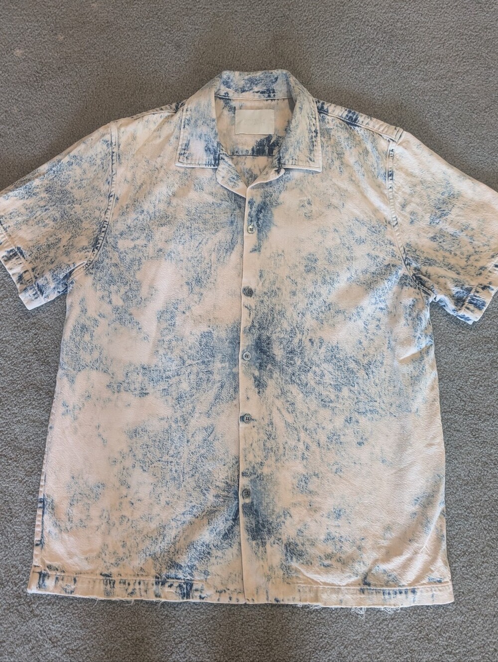 Citizens of Humanity Acid Wash Denim Shirt Medium